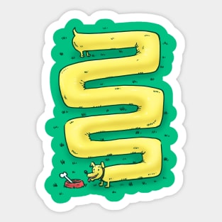 Infinite Wiener Dog Sticker